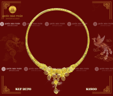 Kiềng Cổ Cưới Cô Dâu - Hoa Mai Cát Tường