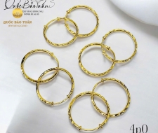 Bông khoen tròn 4p0