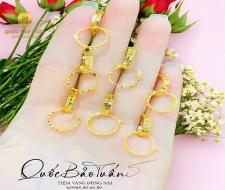 Bông tai kim tiền 2p5