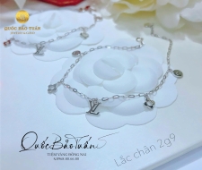 Lắc chân mix charm LV 2g9