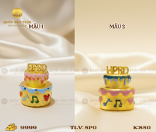 Charm Vàng 99.99 - Bánh Kem Ngọt Ngào