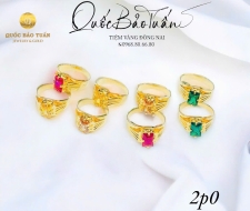 Nhẫn đá đủ màu NTE-002