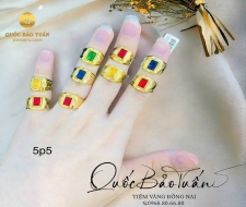 Nhẫn đá đủ màu NTE-007