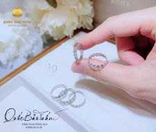 Nhẫn kim tiền 1g