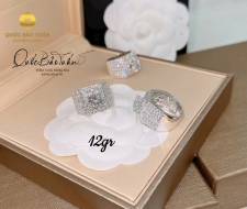 Nhẫn hột chủ vàng Italy 12gr 8li5