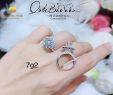 Nhẫn hột chủ vàng Italy 7g2