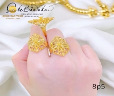 Nhẫn thoi hoa văn kiểu 8p5