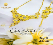 Dây & lắc hoa mai 9c0