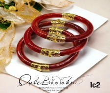 Vòng cẩm thạch bọc vàng VCT-007