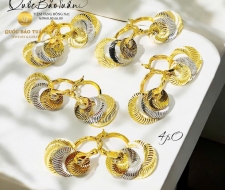 Bông tua lá kiểu xi 2 màu