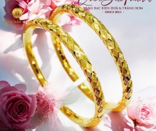 Vòng cặp kim cương có khoá 