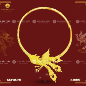 Kiềng Cổ Cưới Cô Dâu - Phụng Vũ Phú Qúy
