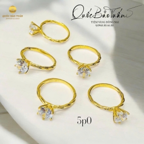 Nhẫn hột chủ 8li 5p0