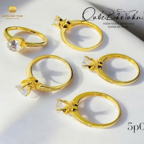 Nhẫn hột chủ 6li5