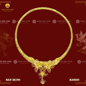 Kiềng Cổ Cưới Cô Dâu - Hoa Mai Cát Tường