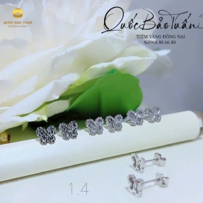 Bông tai hình bướm 1g4