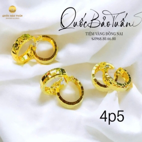 Bông tai khoen tròn 4p5