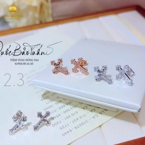 Bông tai thánh giá 2g3