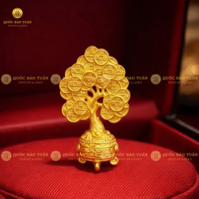 Charm Vàng 99.99 - Cây Kim Tiền