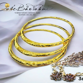 Kiềng cốt chạm hoa văn 3c0