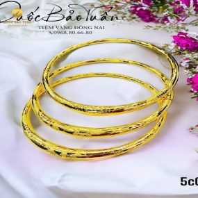 Kiềng cốt chạm hoa văn 5c0