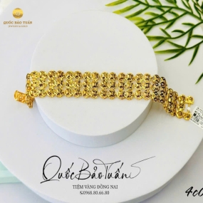 Lắc 3 đai kim tiền