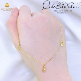 Lắc chân mix charm 5p5