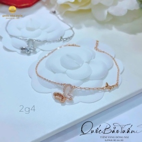 Lắc khế mix charm bướm
