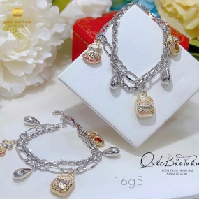 Lắc tay mix charm 16g5