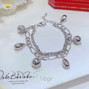 Lắc tay mix charm 16gr