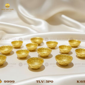 Charm Vàng 99.99 - Bát Vàng Tụ Bảo