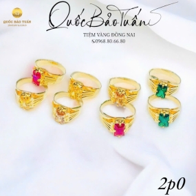 Nhẫn đá đủ màu NTE-002