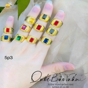 Nhẫn đá đủ màu NTE-008