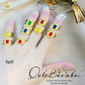 Nhẫn đá đủ màu NTE-007