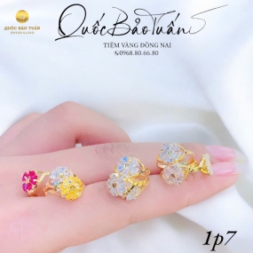 Nhẫn hoa bé 1p7