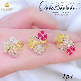 Nhẫn đá đủ màu NTE-003