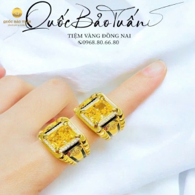 Nhẫn nam đá vàng 2c3