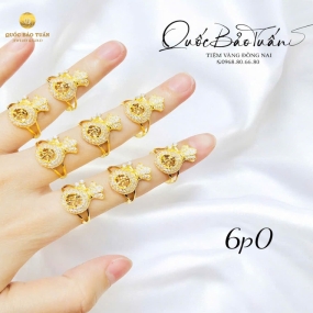 Nhẫn túi tiền kết tấm 6p0