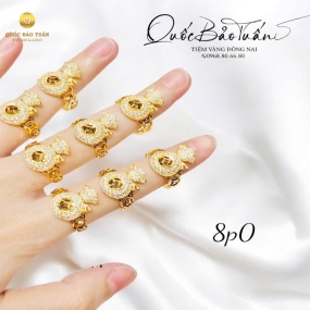 Nhẫn túi tiền kết tấm 8p0