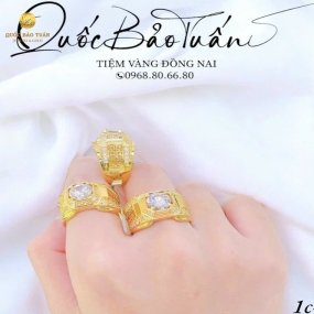 Nhẫn hột chủ 1c4