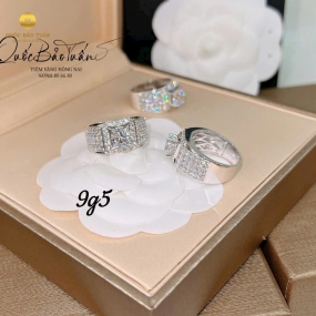 Nhẫn hột chủ vàng Italy 9g5