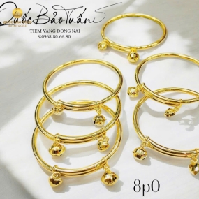 Vòng mix charm chuông