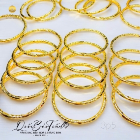 Vòng tay xoắn không có khoá