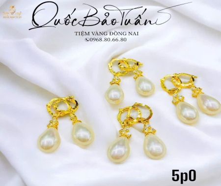 Bông tua ngọc trai 5p0