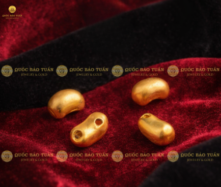 Charm Vàng 99.99 - Hạt Đậu Bình An