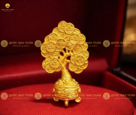 Charm Vàng 99.99 - Cây Kim Tiền