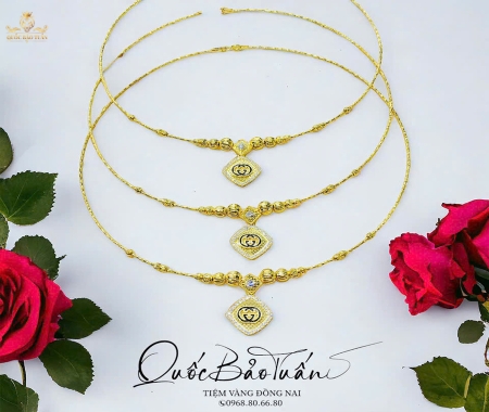 Kiềng cổ mix charm KC-001