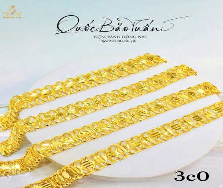 Lắc vàng 23K 3c0