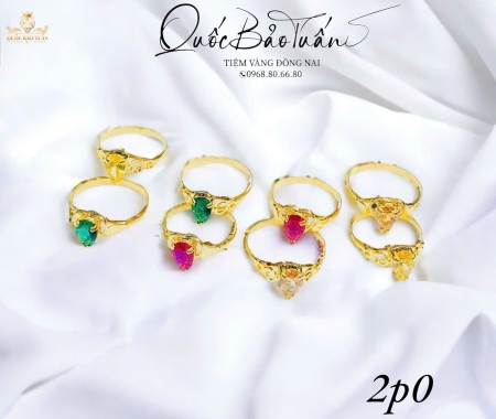Nhẫn đá đủ màu NTE-001