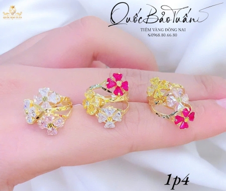 Nhẫn đá đủ màu NTE-003